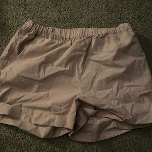 Pink and white forever 21 shorts